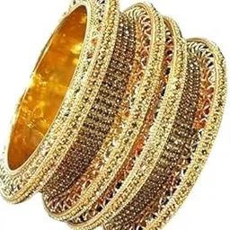 sgn fashion Latest Jarkan Stone State Bangles in Multicolor (2.4)-picture-39