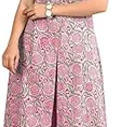 jeny trends Fully Stitched Cotton Blend Kurta Palazzo Set – Sleeveless Long 44″ Kurta & Flowy Palazzo in Soft Breathable Fabric, Sizes S–3XL Ready‑to‑Wear-picture-24