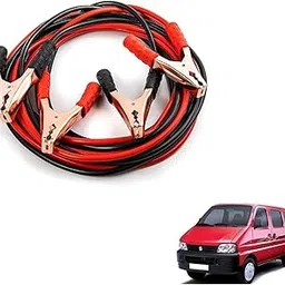 Kozdiko Heavy Duty Auto Jumper Cable Battery Booster Wire Clamp with Alligator Wire Emergency Car Battery Charging Booster Cables Compatibile with Maruti Suzuki Eeco-picture-37