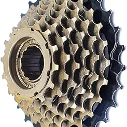 Linist Bicycle Cassette Freewheel 7 Speed Bicycle Sprocket Cycle Parts 6/7-Speed Screw On Multiple Freewheel, 14-28 Tooth-image-24