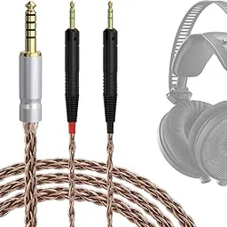 GEEKRIA Apollo Copper Upgrade Audio Cable Compatible with ATH ATH-R70X Headphones, 4.4mm to Dual 2.5mm Replacement Headphones Cord for Hi-Resolution Audiophile, HiFi Headset (4.9ft / 1.5m)-image-29