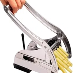 mobipin French Fry Cutter, Stainless Steel Potato Cutter, Potato Slicer, Includes 2 Blade Size Cutter Options and No-Slip Suction Base, Perfect for use with Air Fryer-picture-19
