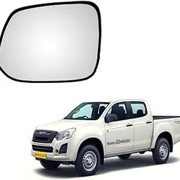 MACZO - orvm Left (Passenger) Side Rear View Mirror Glass for Isuzu D-Max 2014-2020 Model Type-1-picture-13