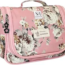 NFI essentials Pvc Multifunctional Cosmetic Bag With Hook For Travel, Make Up Organiser Storage, Cosmetic Pouch, 9.5 Cm, 21X9.5X15Cm-picture-16