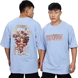 fanideaz Mens Oversize Cotton Printed T Shirt Comfort and Style Over Sized t Shirts for Men with Drop Shoulder Tshirt for Men Oversized fit Baggy Tshirt Mens-picture-36