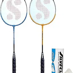 Silver's Aluminum Badminton Racquets Set (SIL-Drive-Combo-5) Multicolor-picture-29
