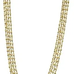 Shreeji Art Stylish Necklace Mala for Women and Girls, Fashion Jewellery Gift (Mint Pink and Oval Pearl beads Necklace)-picture-21