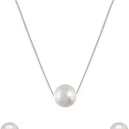 giva 925 Silver White Pearl Moon Set with Earrings & Pendant | Gifts for Girlfriend, Jewellery Sets for Women & Girls | Certificate of Authenticity and 925 Stamp | 6 Month Warranty*-picture-36