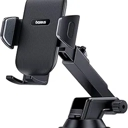 Baseus UltraControl Go Series Clamp-Type Car Mobile Phone Holder for Dashboard Windshield Suction Cup Version Black-picture-25