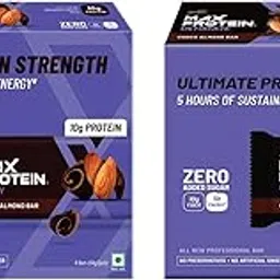Ritebite Max Protein Daily Choco Almond Bars (300g Pack of 6 (Standard)) & RiteBite Max Protein Ultimate Choco Almond Bars (600g Pack of 6 (Standard))-picture-27