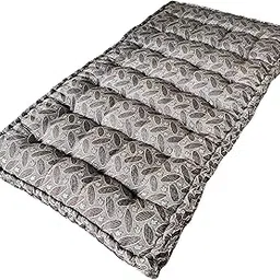 h b msala (device) H B Msala Cotton Filled Quilt Mattress | Soft & Reversible, Foldable, Lightweight Firm,Soft Rui Gadda for Bedroom (Shine Grey Box, 4 x 6 Feet (48 x 72 Inches Or 120 x 180 cm))-picture-10