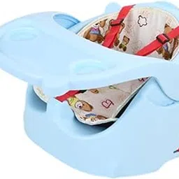 Enakshi (LABEL) Creations Booster Seat Portable Baby Feeding Seat Chair Baby Feeding Booster for Chair Blue-picture-31