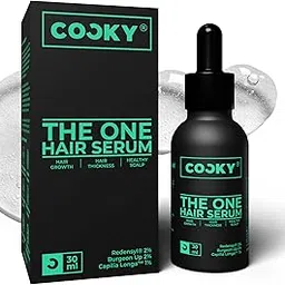 Cocky - The One Hair Serum with Redensyl, Capilia Longa & Burgeon Up | Hair Growth & Thickness Booster | Scalp Nourishment | Sulphate & Paraben Free | 30 ml | For Men-image-36
