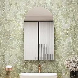 KOHLER Embark™ Arch Bathroom Mirror Cabinet | Wall Mounted HD Mirror | Rust-Free | Soft Close Hinges, Adjustable Deep Shelves | Sleek Storage for Modern Bathrooms | 3 Yrs Warranty, 508 x 914 mm-picture-21