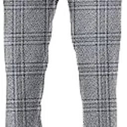 ruby fabrics linings Men's Checkered Unstitched Trouser & Pant Fabric (1.25 MTR, White Black, Free Size)-picture-42