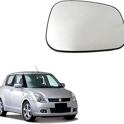 MACZO - orvm Right (Driver) Side Rear View Mirror Glass for Maruti Swift/Dzire 2007-2010 Old Model-picture-12