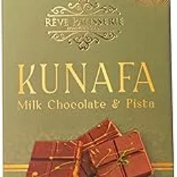 Reve Patisserie Kunafa Milk Chocolate & Pistachio Bar, 90g-picture-29