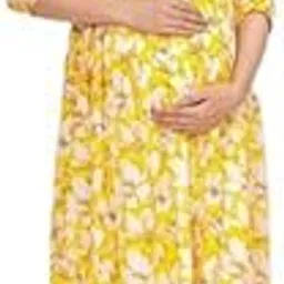 Women's Pure Cotton All Over Printed Kurti Gown Feeding Dress Maternity Gown Feeding Nighty Kurti-picture-17