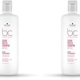 Schwarzkopf Professional Bonacure Color Freeze shampoo pH 4.5 1000ML (Pack of 2)-picture-15