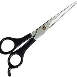generic Professional Hair Cutting Scissors, Stainless Steel, Black Handle, Salon and Home Use-picture-48