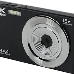 Ubervia Point & Shoot Digital Cameras - Digital Camera 4K 44MP Vlogging Camera Point and Shoot Camera with 16X Digital Zoom 28in LCD Display Shock Proof Compact Portable Mini Cameras for Kids Teenager-image-4