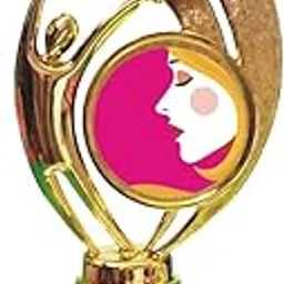 Family Shoping Plastic for Mom Best Women in The World Award Trophy for Mom, Multicolour-image-16
