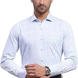 monte carlo Mens Checkered Collared Neck Full Sleeve Shirt (2240401502FS)-picture-28