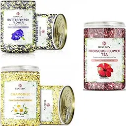 BRALCON Chamomile, Butterfly Pea & Hibiscus Tea - 50g Each-picture-21