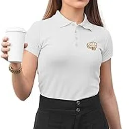 fighterhero Women's Polo T-Shirt | Cotton Rich | Globally Certified Fabric | Wrinkle-Resistant | Colors Dont Fade | Regular Fit | Bold Design-picture-26