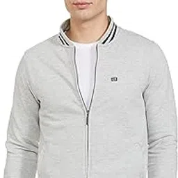 Arrow Sports Mens Base Ball Collar Jacket-image-3