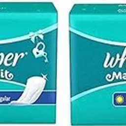 Whisper Maxi Fit Regular (15+15 )Sanitary Pads Sanitary Pad (Pack of 2, Each 15 Pads)-image-68
