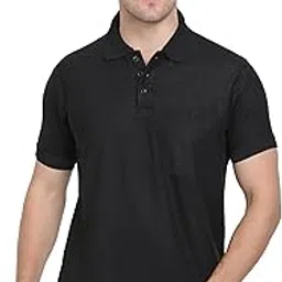 saiksa Cotton BIO Wash Half Sleeve Polo T-Shirt for Men with Side Pocket | Regular Fit | Comfortable & Breathable Casual Wear-picture-11
