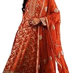 libas art Women's Silk Blend Kurta Set-picture-13