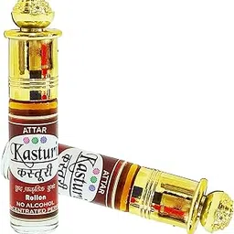 INDRA SUGANDH BHANDAR Natural Attar Kasturi 6ml Roll On With Kasturi-Days Pure Kasturi Musk For Men Long Lasting Fragrance Pack-picture-16