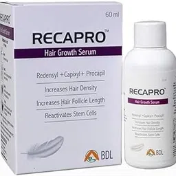 Recapro Hair Growth Serum, Redensyl + Capixyl + Procapil, Increases Hair Density (60ml)-image-88