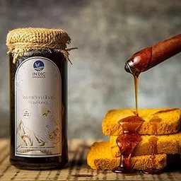 Indic Organics Western Ghats Raw Wild Forest Honey | Wild-Flower, Unprocessed, Unheated & Unpasteurized | Produced by Non-Sugar Fed Bees, 650 gm (Wild Forest, 650 Gm)-image-68
