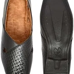 ManneGlobalTrades Latest Mens Shoes|| Trendy Shoes ||Shoes for Mens ||Shoes for Office Leather Formal Shoes (Black, 6)-PID53497-picture-18
