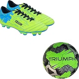 Football Pvc Boss Green With Gowin Football Shoe Crush Green Cyan Size-5-image-65
