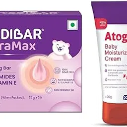 Tedibar Ceramax Bathing Bar,75g x 3 AND Atogla Cream Atogla Baby Cream | 100g-picture-13