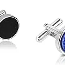 celosa Black and Blue Cufflink with Box and Gift Bag-picture-25