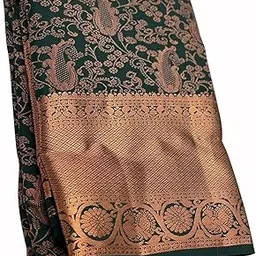 avantika fashion Women's Kanjivaram Soft Semi Silk Banarasi Sarees With Blouse Piece.-picture-46