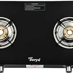 Golden Surya Gas Stove 2 Burners Burner Black Manual Ignition Toughened Glass Top Gas Stove, 18 Months Warranty (ISI Certified) (CXJ-22 MS)-picture-16