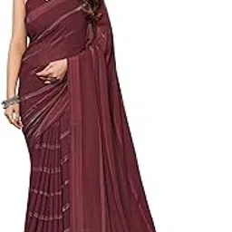 anand sarees Women's Georgette Designer Satin Striped Zari Work Saree with Matching Blouse Piece | Stylish & Beautiful Fancy Saree for Festivals, Wedding, Parties, Casual Outings-picture-25