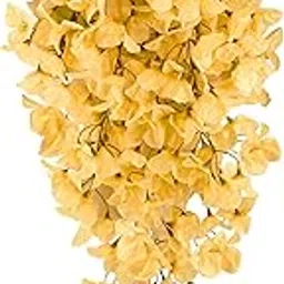 Tdas Artificial Hanging Bougainvillea Flowers Leaves Eucalyptus Ivy Garlands Plant Greenery Vine Creeper Home Decor Door Wall Balcony Decoration Party Festival (Peach)-image-8