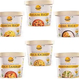 Instabites Ready To Eat Combo of Lemon Rice, Rasam Rice, Dal Rice, Idli Sambar, Rice Kichidi, Veg Upma No Added Preservatives and Ready to Eat in Minutes - Pack of 6-picture-14