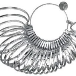 Lucky Store Handy Brass Bangle Sizer For Measuring Hand or Bangle Size No 1 To 27 (Silver)-picture-34