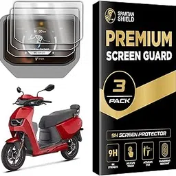 Spartan Shield [3 PACK] Screen Guard For Hero Vida VX2 Plus & VX 2 Go (2025+) Electric Scooter || 4.3 Inch Color TFT Display Protector || Anti Scratch | Water Resistant | HD Clear Visual || VX2Plus VX2Go Evooter 4-inch Digital Instrument Cluster Film || VidaVX2 EV Accessories [NOT TEMPERED GLASS]-picture-14