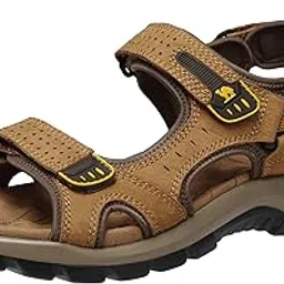 camel crown Men's Leather Sandals for Hiking Walking Beach Treads Water Athletic Outdoor with Premium Air Cushion | Waterproof-picture-28