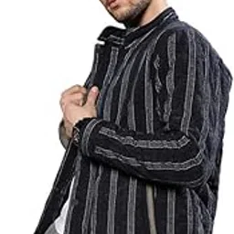 campus sutra Men's Jacket for Casual Wear | Long Sleeve | High Neck | Zipper Closure | Regular Fit | Jacket Crafted with Comfort Fit for Everyday Wear-picture-32