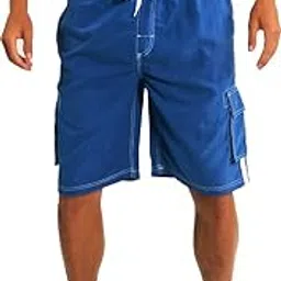 norty Swim - Big Mens Swim Suit, Royal 39966-XXXX-Large-picture-21